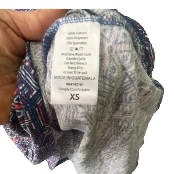 NWT Lularoe Irma Tunic Top XS Stretcy - Picture 8 of 11